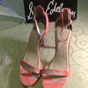 Sam Edelman Multicolor Ankle Strap Heels